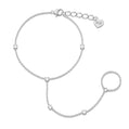Remy Hand Chain Bracelet - Silver - Bracelets
