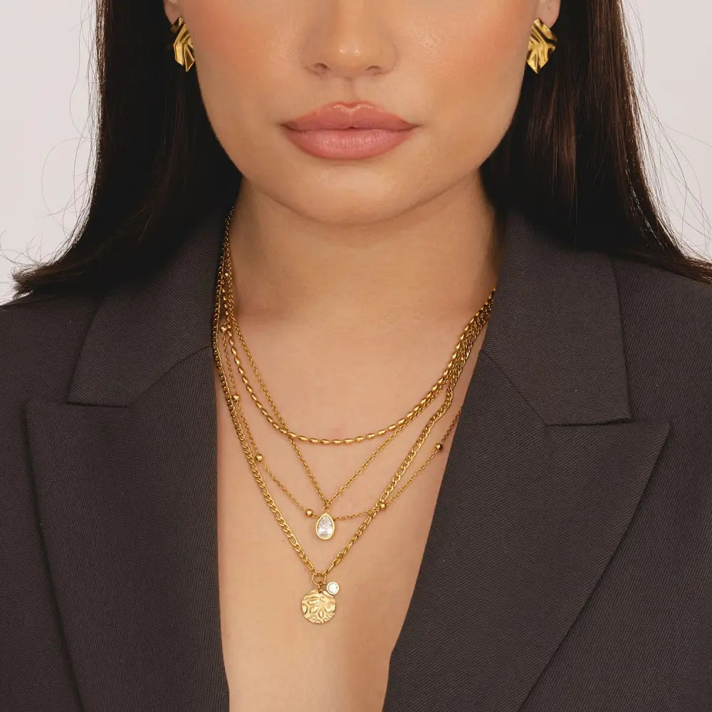 Rhodes Layered Necklace - Necklaces
