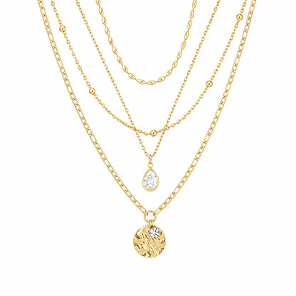 Rhodes Layered Necklace - Gold - Necklaces
