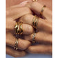 Rocco Double Gold Ring Stack - Rings
