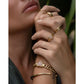 Romance Gold Signet Ring with Heart-Shaped Stone - Rings