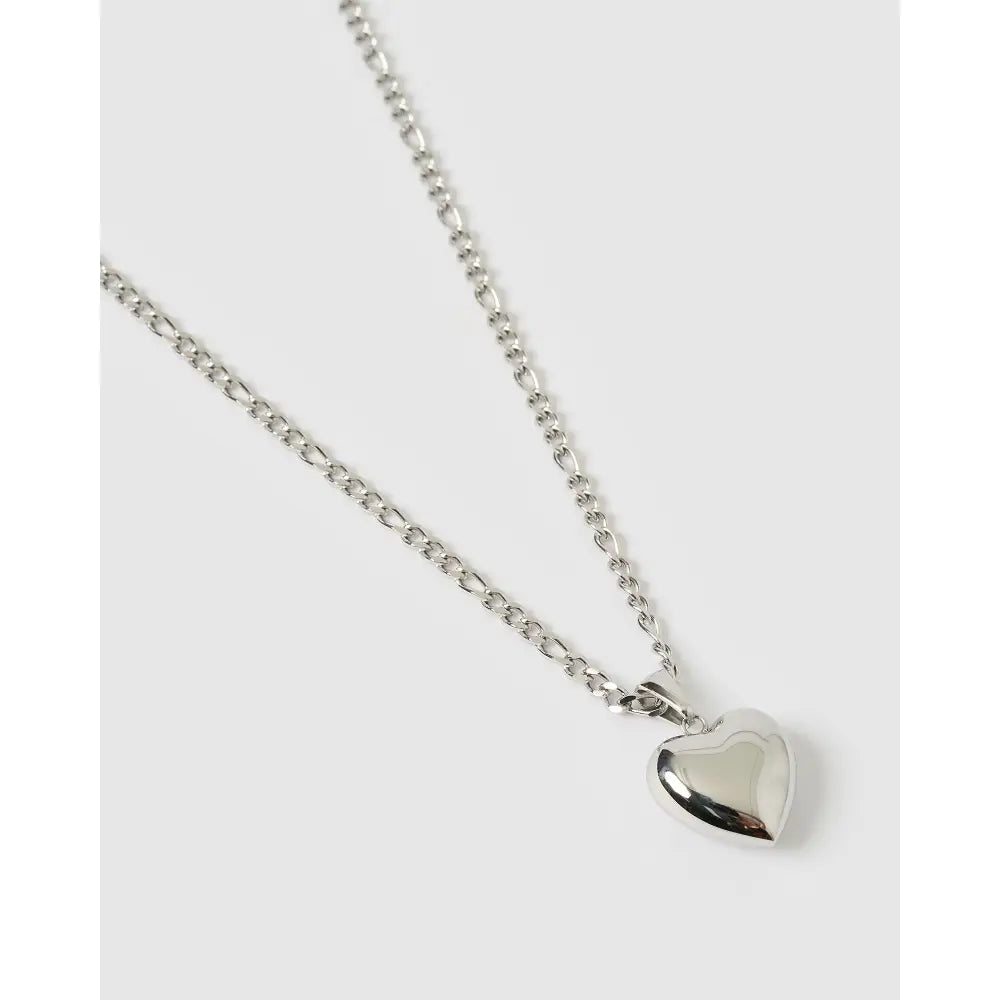 Rose Heart Necklace - Necklaces