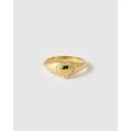 Rosie Gold Heart Ring with Stones - Rings