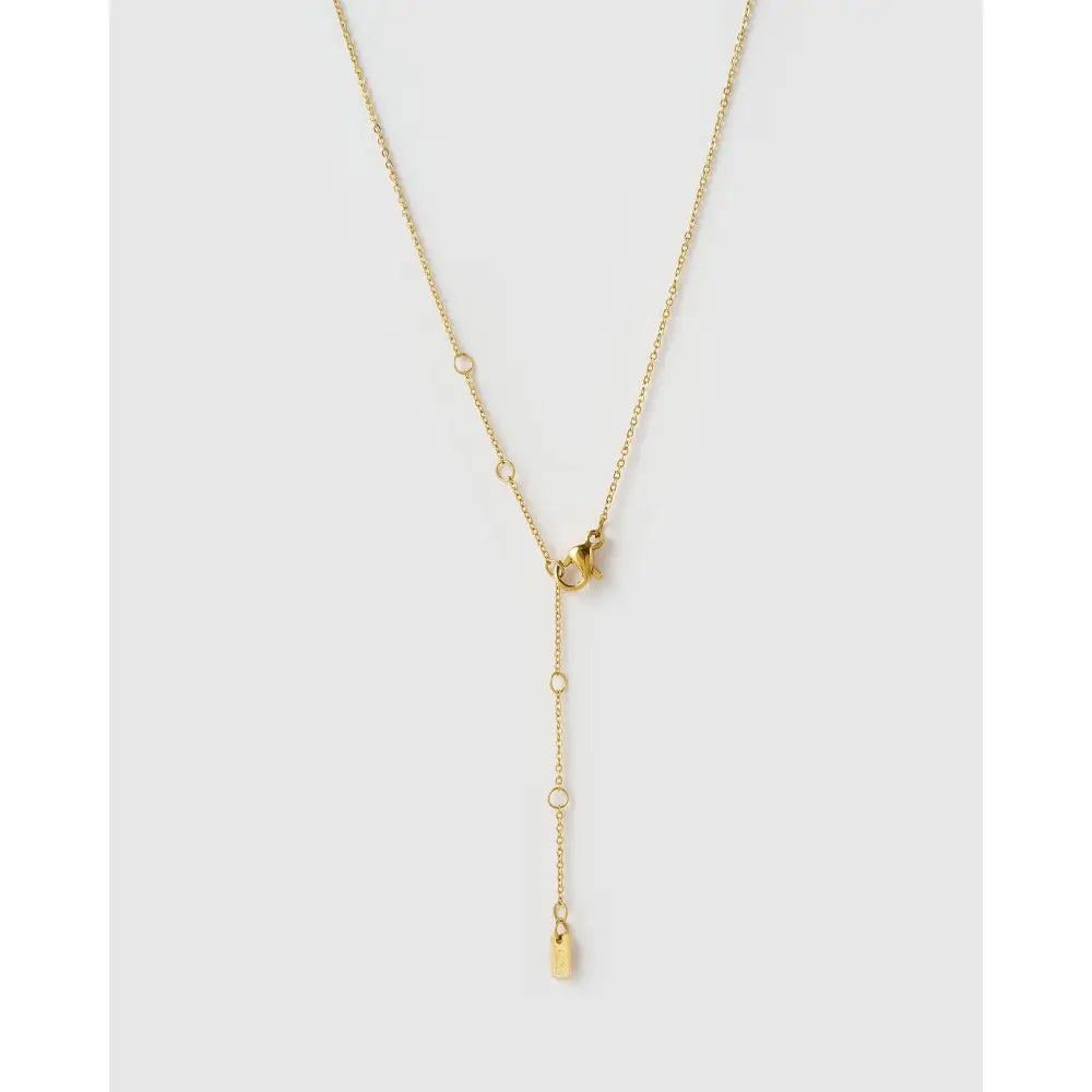 Rosie Heart Gold Necklace - Necklaces