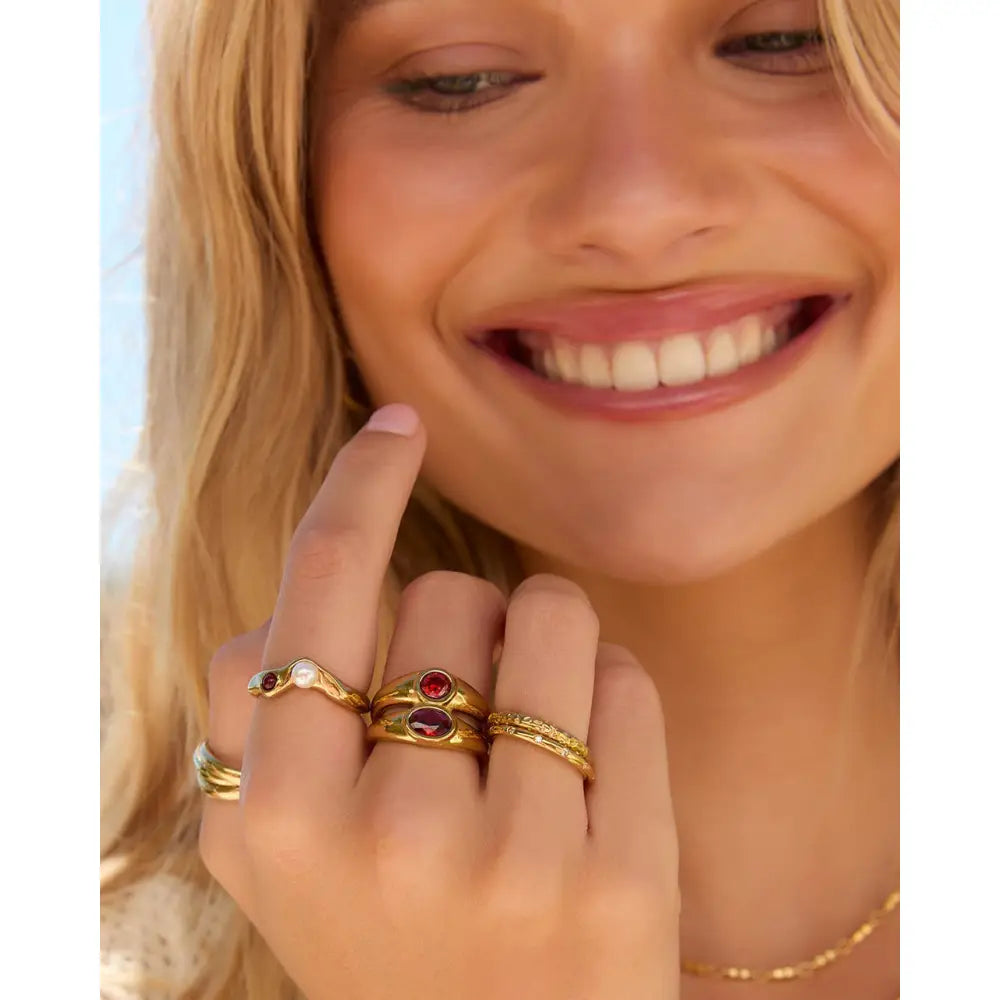 Ruben Gold Ring - Rings