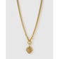 Sabine Spinner Charm Gold Necklace - Necklaces