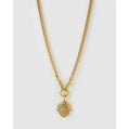 Sabine Spinner Charm Gold Necklace - Necklaces