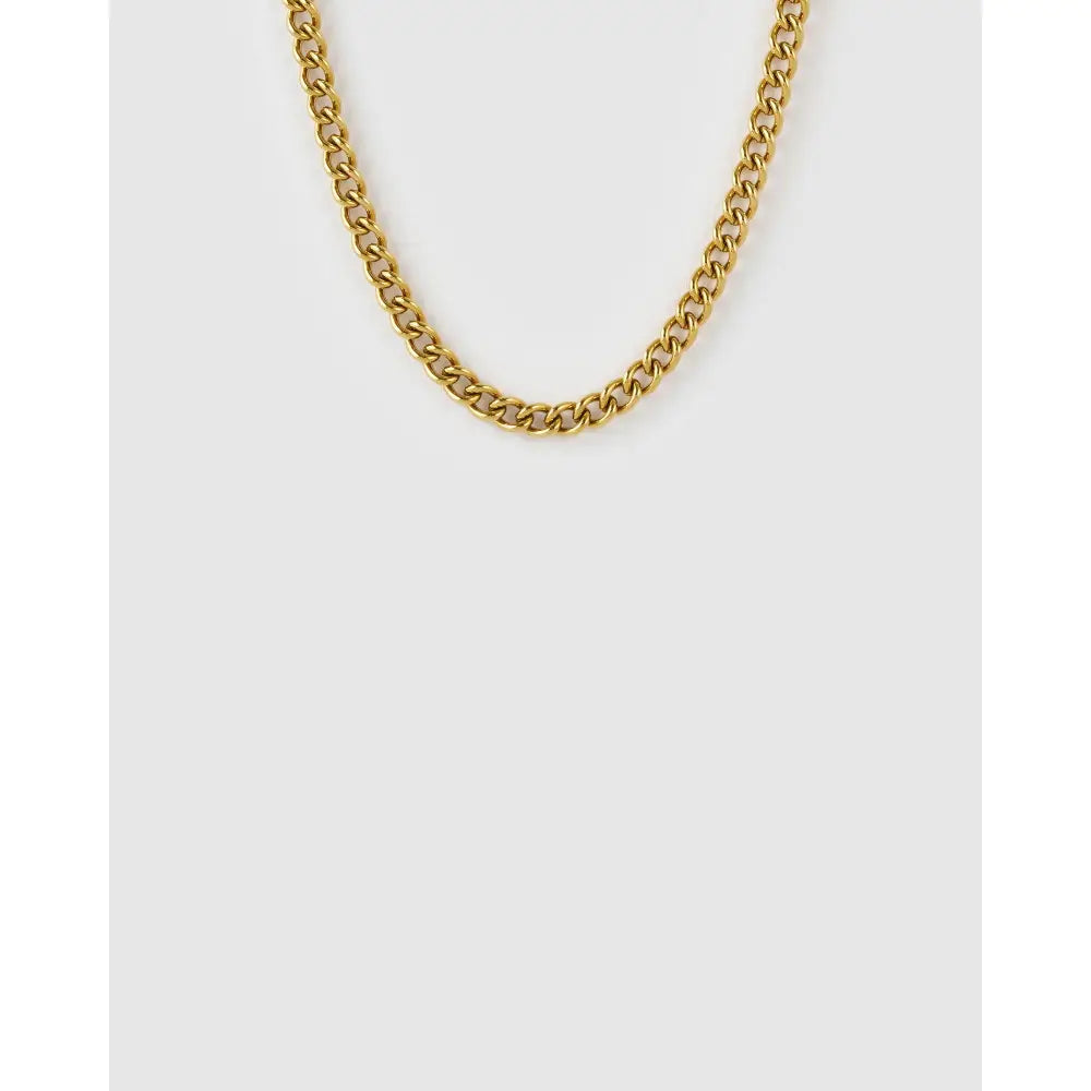 Sabine Spinner Charm Gold Necklace - Necklaces