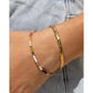 Saffron Gemstone Gold Bracelet - Bracelets