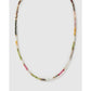 Saffron Gemstone Gold Necklace - Necklaces