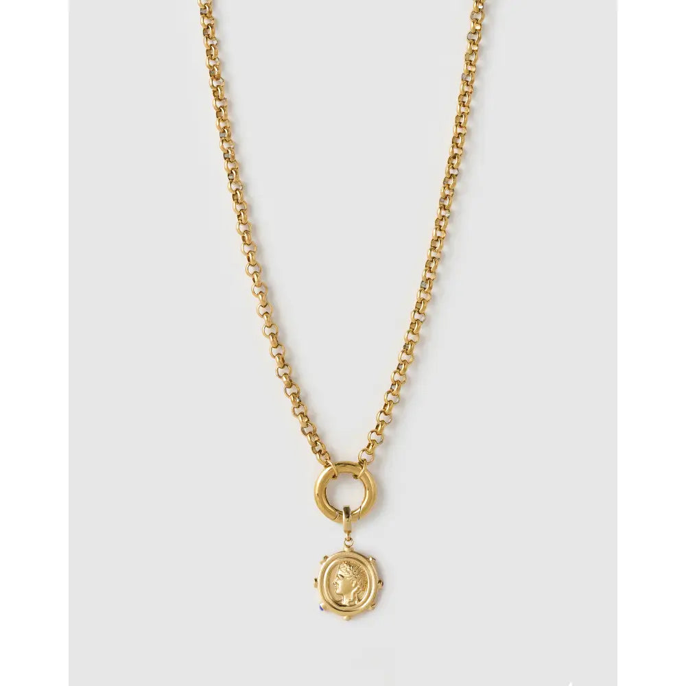 Saint Gold Charm Necklace - Necklaces