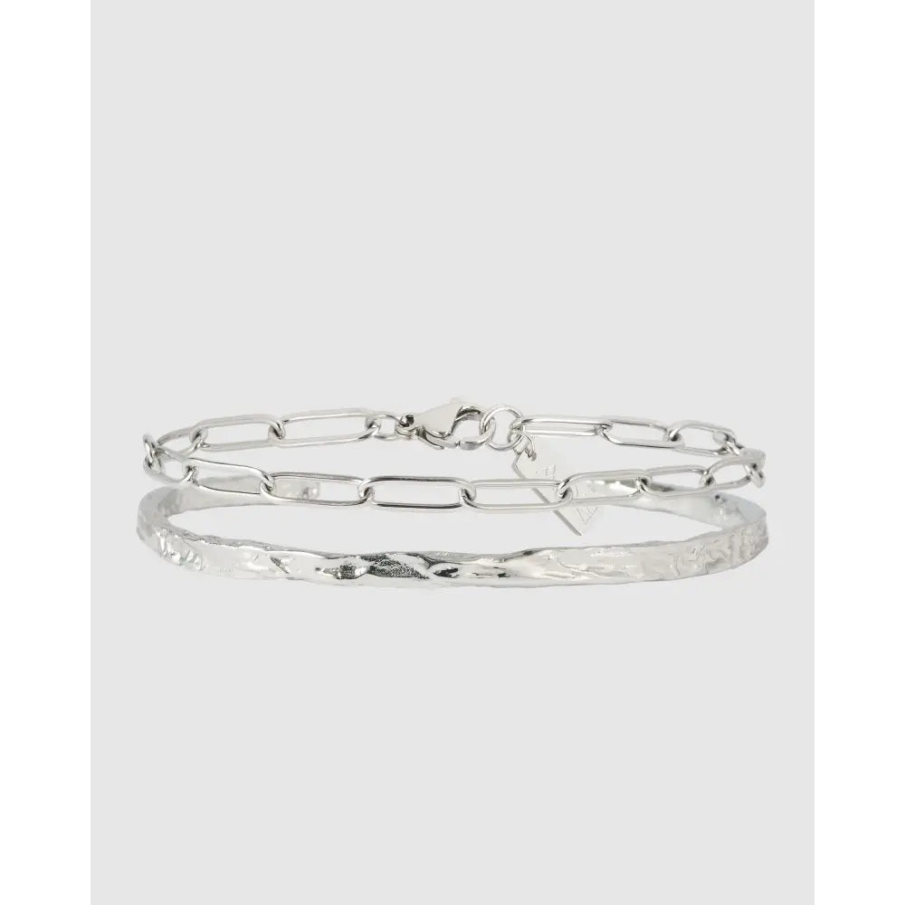 Salvador Bracelet Stack - Silver - Bracelets