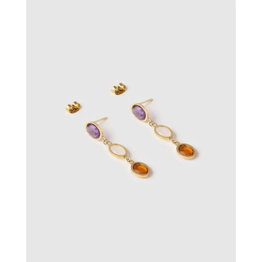 Sandra Gold Earrings - Earrings