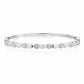 Santana Hinged Bangle - Silver / Small - Bracelets