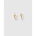 Santino Stone Gold Huggie Earrings - Earrings