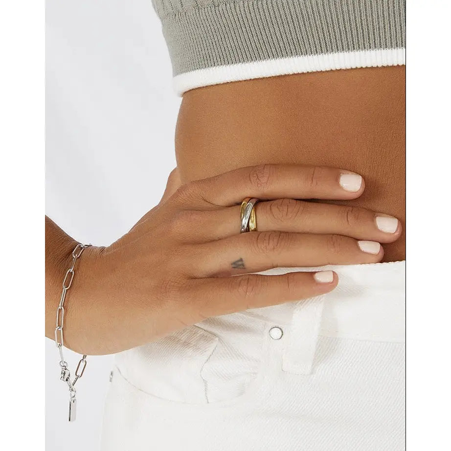 Sasha Gold Trio Ring - Rings