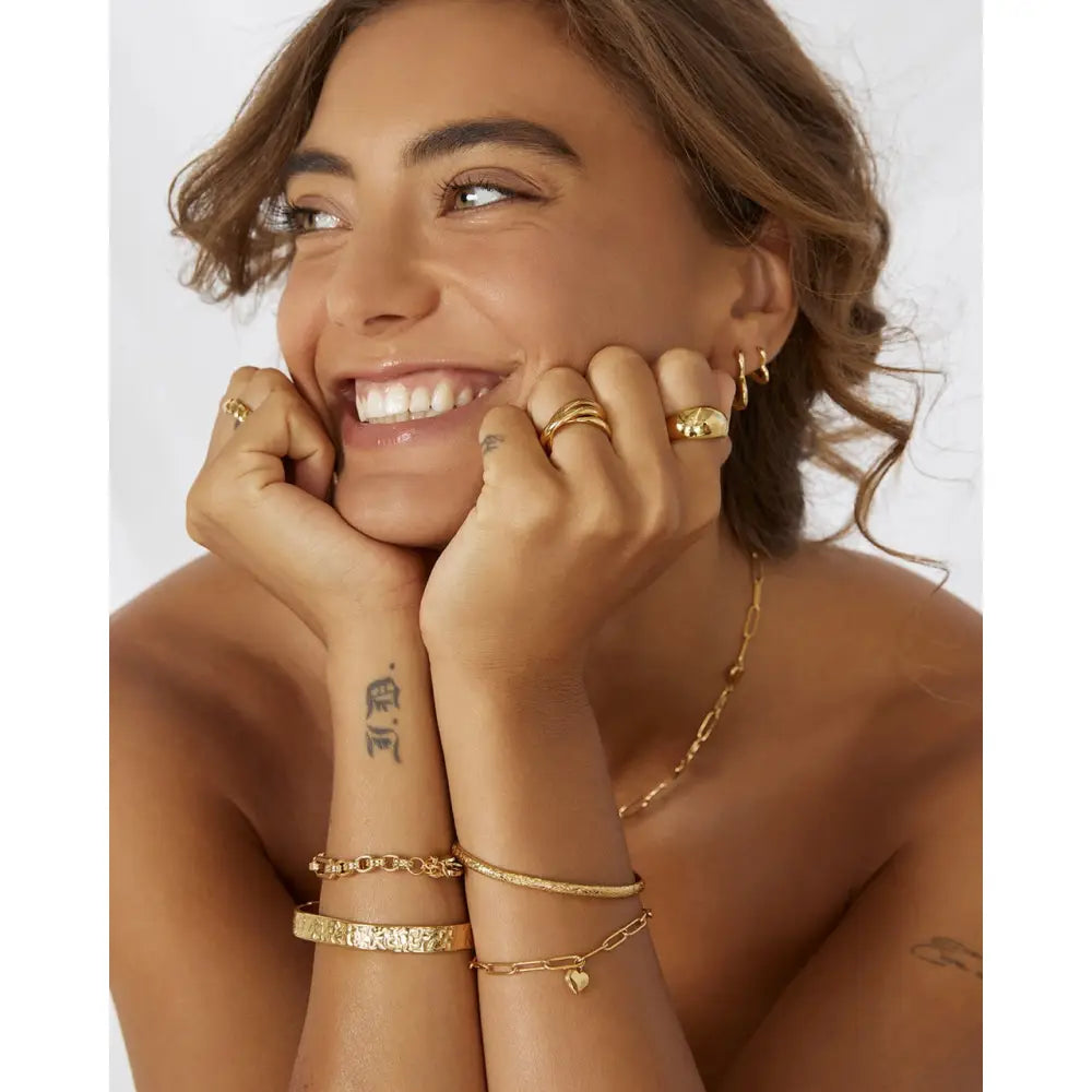 Sasha Gold Trio Ring - Rings