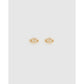 Saturn Gold Stud Earrings - Earrings