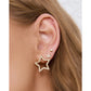 Saturn Gold Stud Earrings - Earrings