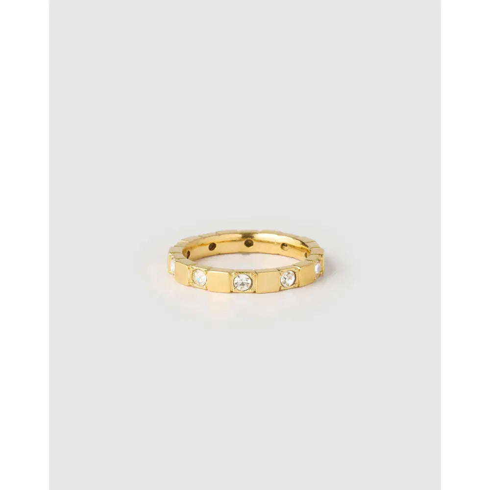 Savi Gold Ring with Stones - Rings