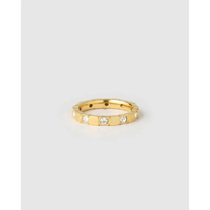 Savi Gold Ring with Stones - Rings