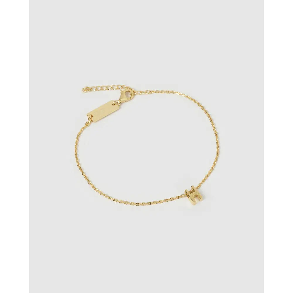 Say My Name Bracelet - Gold / H - Bracelets