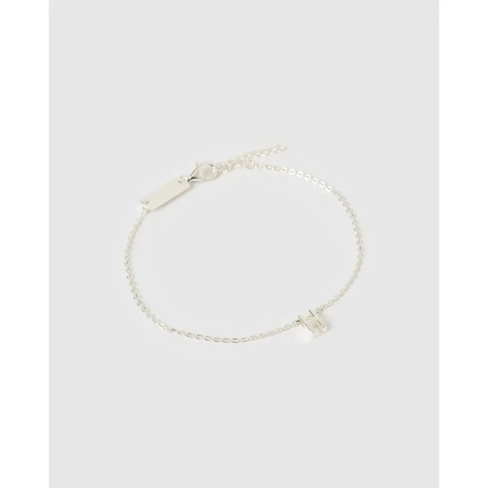 Say My Name Bracelet - Silver / H - Bracelets