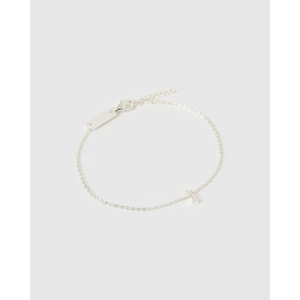 Say My Name Bracelet - Silver / I - Bracelets