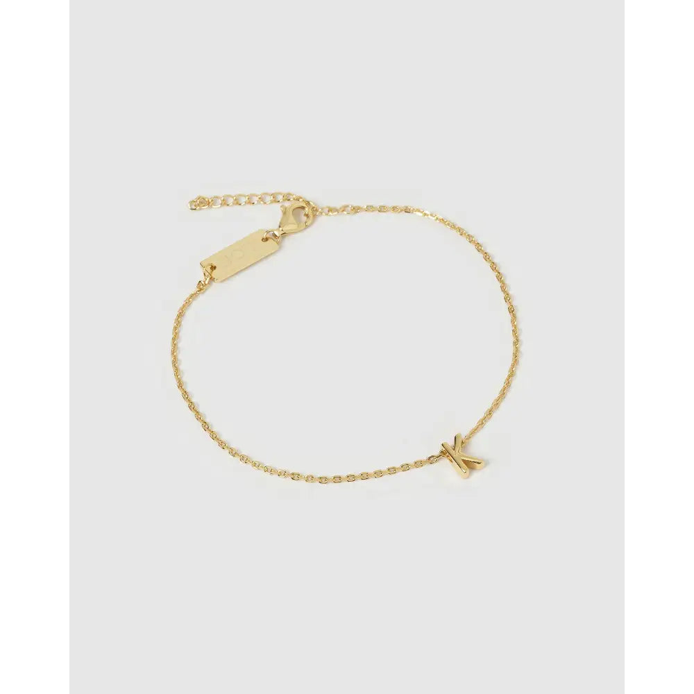 Say My Name Bracelet - Gold / K - Bracelets