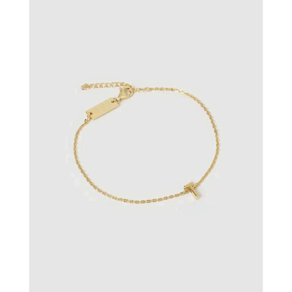 Say My Name Bracelet - Gold / T - Bracelets