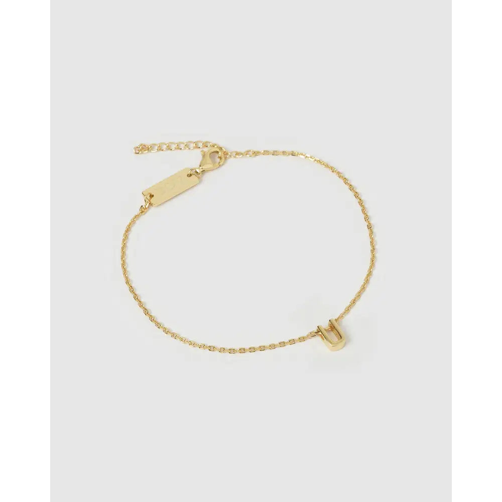 Say My Name Bracelet - Gold / U - Bracelets