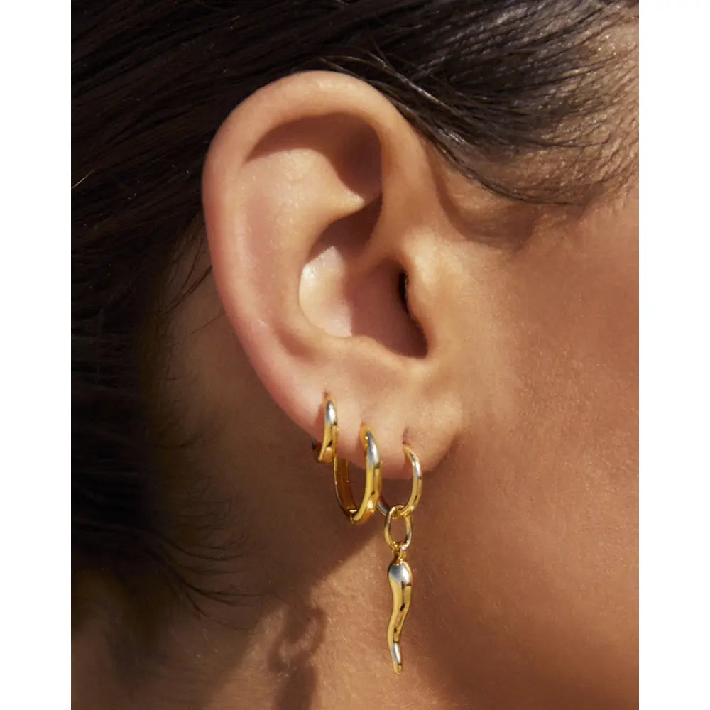 Scarlet Hoop Earrings - Earrings