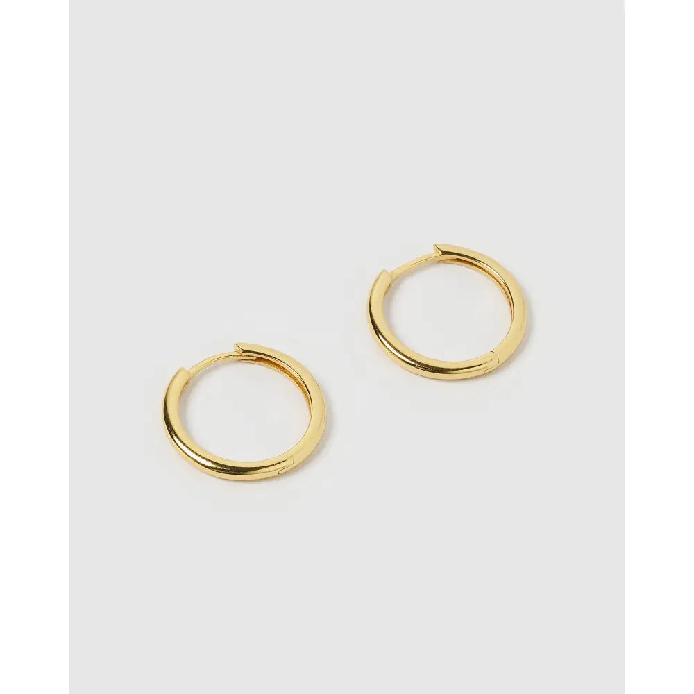 Scarlet Hoop Earrings - Gold - Earrings