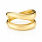 Sculpt Ring - Gold / 3 - Rings