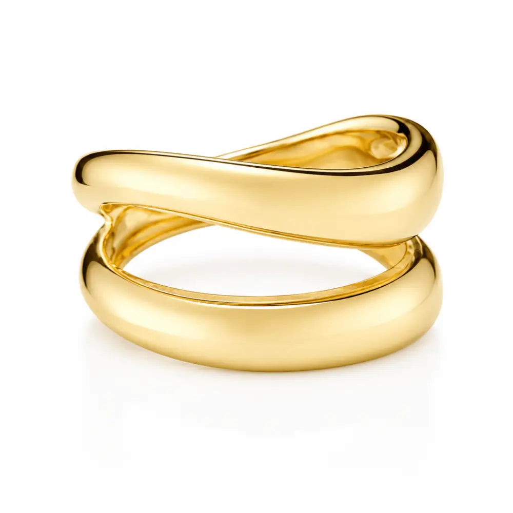 Sculpt Ring - Gold / 3 - Rings