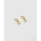 Sea Star Gold Huggie Earrings - Earrings