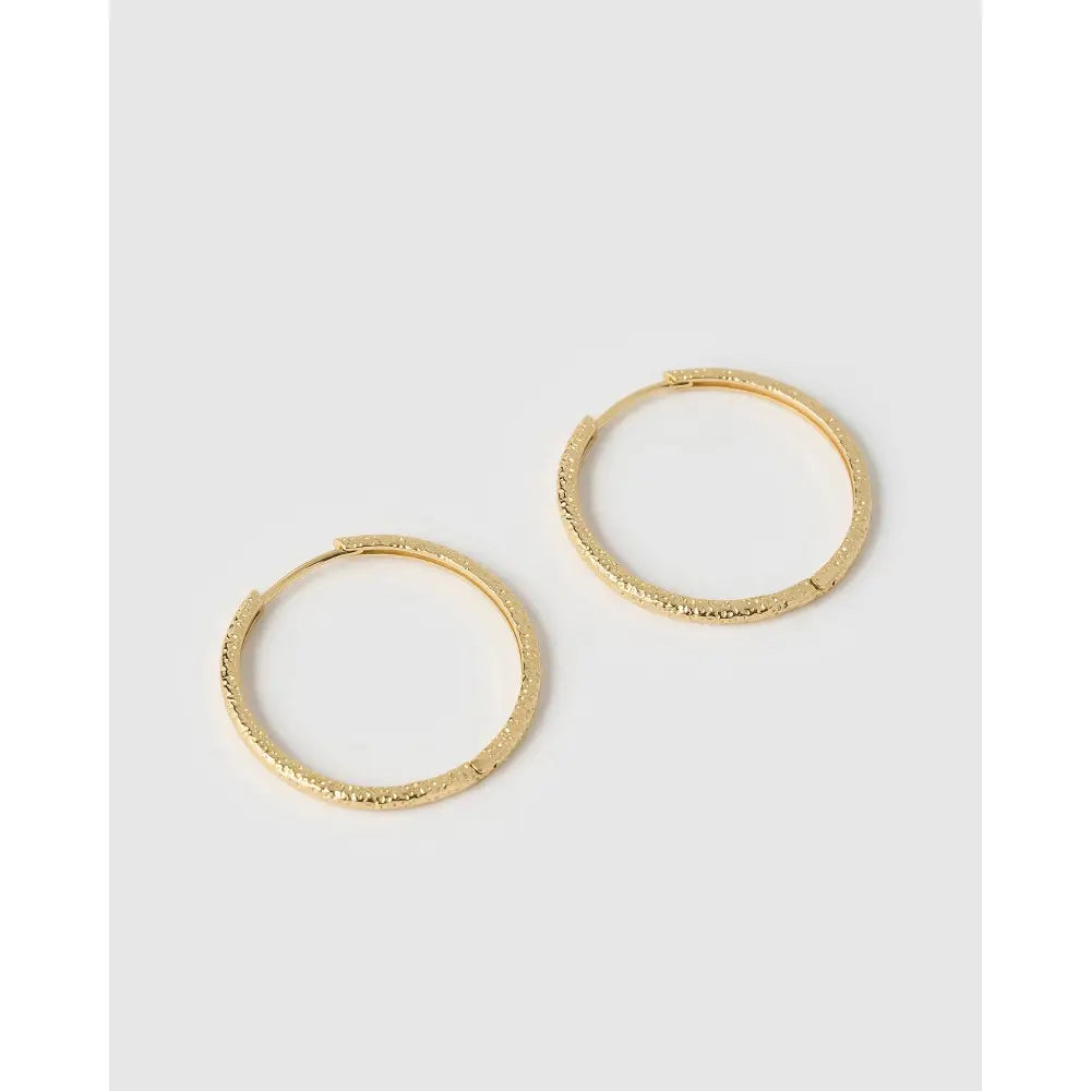 Sebastian Hoop Earrings - Gold - Earrings