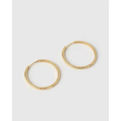 Sebastian Hoop Earrings - Gold - Earrings