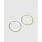 Sebastian Hoop Earrings - Silver - Earrings