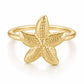 Sephira Starfish Ring - Gold / 6 - Rings