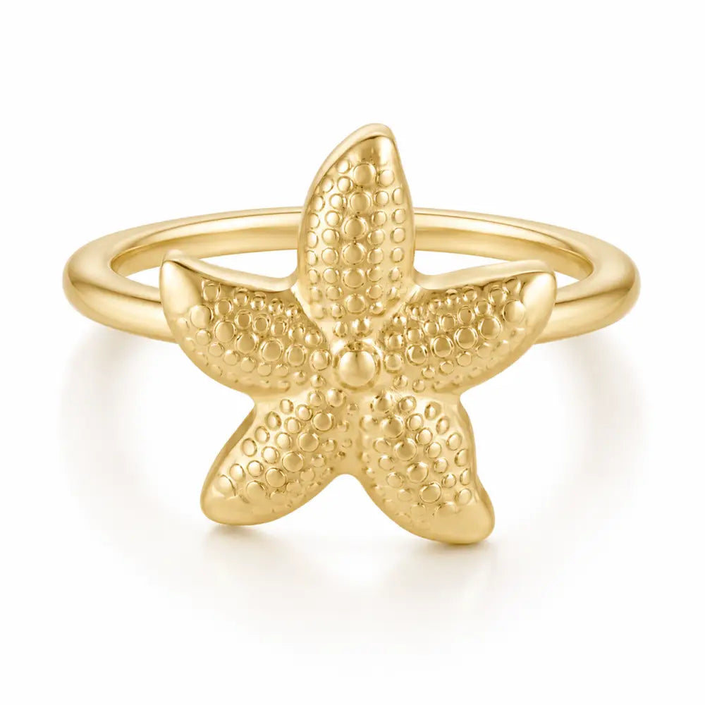 Sephira Starfish Ring - Gold / 6 - Rings
