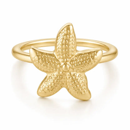 Sephira Starfish Ring - Gold / 6 - Rings
