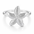 Sephira Starfish Ring - Silver / 6 - Rings
