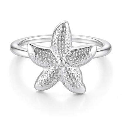 Sephira Starfish Ring - Silver / 6 - Rings