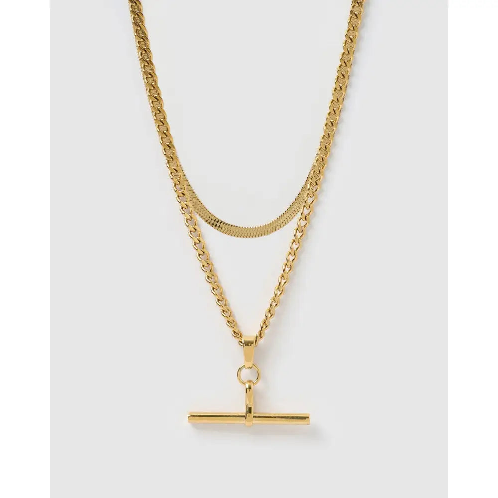 Shayla Gold Necklace - Necklaces