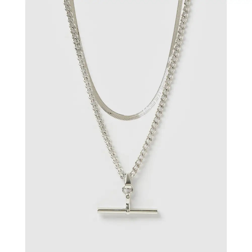 Shayla Silver Necklace Stack - Necklaces