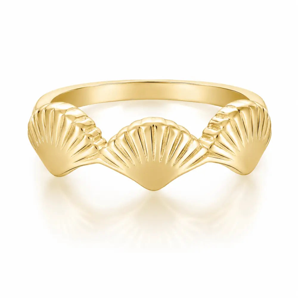 Shore Shell Ring - Gold / 6 - Rings