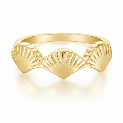 Shore Shell Ring - Gold / 6 - Rings