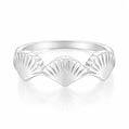Shore Shell Ring - Silver / 6 - Rings