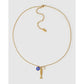 Sirena Charm Gold Necklace - Necklaces